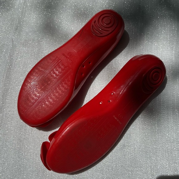 Kate Spade Jelly Flats - Red Rose - Picture 3 of 12